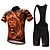 ieftine Seturi de îmbrăcăminte pentru bărbați-Bărbați Jerseu Cycling cu Colanți Leu Bicicletă Costume Uscare rapidă Înapoi de buzunar Sport Leu Ciclism montan Ciclism stradal Îmbrăcăminte