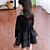 זול שמלות-בנות &#039; שרוול ארוך טלאים אחיד גרפיקה מודפסת תלת מימדית שמלות קפלים פוליאסטר חוטי זהורית שמלה אביב סתיו פעוטות