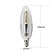 billige Stearinlyslamper med LED-1 stk 7 W LED-lysestakepærer 400-450 lm E14 B22 E12 C35 35 LED perler SMD 2835 Jul Bryllup Dekorasjon Varm hvit Kjølig hvit Naturlig hvit 85-265 V / 1 stk.