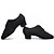 זול נעלי ריקודים ונעלי ריקוד מודרניות-בגדי ריקוד גברים נעליים לטיניות / ריקודים סלוניים קנבס שטוחות / עקבים / סוליה חצויה מותאם אישית נעלי ריקוד שחור / אימון / EU40