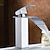 billige Klassisk-Håndvasken vandhane - Vandfald Krom Centersat Enkelt håndtag Et HulBath Taps