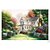 cheap Jigsaw Puzzles-1000 pcs Castle Famous buildings House Flower Jigsaw Puzzle Adult Puzzle Jumbo Wooden sky Princess Sunflower Adults&#039; Toy Gift