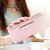 cheap Wallets-Women Coin Purse PU All Seasons Casual Outdoor Round Zipper Black Blushing Pink Gray