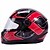 お買い得  バイク用ヘルメットのヘッドセット-フルフェイス フォームフィット コンパクト 通気性 最高品質 スポーツ ABS オートバイのヘルメット