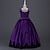 Χαμηλού Κόστους Φορέματα για πάρτι-Λίγο Κοριτσίστικα Φόρεμα Γαλαξίας Θαλασσί Βυσσινί Ρουμπίνι Αμάνικο Λουλουδάτο Φορέματα Καλοκαίρι