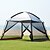 Недорогие Палатки, навесы и укрытия-7 человек Палатка с экраном от солнца Дом с экраном от солнца На открытом воздухе Дожденепроницаемый Ультрафиолетовая устойчивость Защита от пыли Однослойный Палатка 1000-1500 mm для Отдых и Туризм