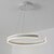 baratos Luzes pendentes-60 cm Regulável Luzes Pingente Alumínio silica Gel Linear Branco Contemporâneo Moderno 110-120V 220-240V