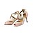 cheap Latin Shoes-Women&#039;s Synthetic / Satin Latin Shoes Animal Print Heel Stiletto Heel Customizable Almond / Indoor / Leather