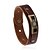 baratos Pulseira-Homens / Mulheres Pulseiras de couro - Pele Fashion Pulseiras Marron Para Casamento / Festa / Esportes