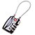 cheap Dial Locks-ZP12 Padlock Zinc Alloy Password unlocking for Drawer Tool box Suitcase Gym &amp; Sports Locker Luggage