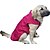 cheap Dog Clothes-Dog Vest Puffer / Down Jacket Solid Colored Casual / Daily Winter Dog Clothes Red Fuchsia Blue Costume Terylene Down Cotton XS S M L XL XXL