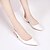 cheap Wedding Shoes-Women&#039;s Wedding Shoes Flat Heel Pointed Toe Split Joint Satin Comfort / Mary Jane Spring / Summer White / Purple / Champagne / Party &amp; Evening