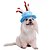 Χαμηλού Κόστους Ρούχα για σκύλους-Σκύλος Μπαντάνες &amp; Καπέλα Οδηγός καπέλο Ρούχα κουταβιών Γράμμα &amp; Αριθμός Στολές Ηρώων Γενέθλια Μοντέρνα Γενέθλια Χειμώνας Ρούχα για σκύλους Ρούχα κουταβιών Στολές για σκύλους Μπλε Ροζ Στολές