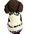cheap Dog Clothes-Dog Dress Leopard Casual / Daily Winter Dog Clothes Puppy Clothes Dog Outfits White Black Costume for Girl and Boy Dog Flannel Fabric Cotton