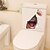 levne Samolepky na zeď-Samolepky na toaletu - Samolepky na stěnu Tvary / Komiks / 3D Obývací pokoj / Ložnice / Koupelna