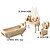 cheap Models &amp; Model Kits-3D Puzzle Jigsaw Puzzle Wooden Model Plane / Aircraft Famous buildings Furniture DIY Wooden Card Paper Classic Unisex Toy Gift