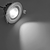 voordelige LED-verzonken lampen-zdm 7w waterproof ip65 dimbaar 600-650lm wit rond cob led plafondlamp semi buiten koud wit / warm wit / ac110v / ac220v / ac12v