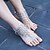 halpa Nilkkakorut-Barefoot-sandaalit Muoti Naisten Kehokorut Käyttötarkoitus Arkikäyttö Kausaliteetti Tekojalokivi Metalliseos Flower Kulta Hopea