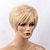 cheap Human Hair Capless Wigs-Human Hair Capless Wigs Human Hair Straight Pixie Cut / Short Hairstyles 2019 / With Bangs Side Part Short Machine Made Wig Women&#039;s