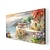 お買い得  風景画-60 * 90cm / 80 * 120cm手作りの油絵キャンバス壁アート装飾風景庭田舎の海の家の装飾ロールフレームレスストレッチなしの絵画