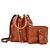 baratos Conjunto de Bolsas-Mulheres PU Conjuntos de saco Conjuntos de sacolas 3 Pcs Purse Set Preto / Marron / Vermelho