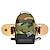cheap Bags &amp; Packs-Skateboard Backpack for Skateboarding cm Outdoor / Fashion Unisex Nylon Camouflage Green
