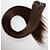 preiswerte Anklippbare Haarverlängerungen-Mit Clip Haarverlängerungen Glatt Echthaar Echthaar Haarverlängerungen Brasilianisches Haar Damen Dunkelbraun