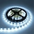 ieftine Benzi de Lumină LED-HKV 5m Fâșii De Becuri LEd Flexibile 300 LED-uri 5730 SMD 10mm 1 buc Alb Cald Alb Ce poate fi Tăiat Auto- Adeziv Faruri LED cu bandă Tiktok 12 V
