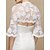 cheap Wraps &amp; Shawls-Tulle Wedding Party / Evening Women&#039;s Wrap With Appliques Shrugs