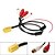 cheap Car Emergency Tools-KKmoon Mini 6 Pin ISO Adapter Aux Line Out 4 Chinch Kabel 4 RCA Plug for VW Seat Skoda Blaupunkt VDO Audi Ford
