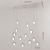 economico Luci dell&#039;isola-14 lampadine lampadina da 10 cm inclusa / dimmerabile / dimmerabile con telecomando luce a sospensione cluster in metallo bianco moderno contemporaneo ac100-240v