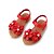 זול נעלי בנות-בנות נעליים דמוי עור קיץ נוחות סנדלים עבור קזו&#039;אל לבן אדום ורוד