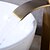 economico Rubinetti per lavandino bagno-Lavandino rubinetto del bagno - Cascata Rame anticato Installazione centrale Una manopola Un foroBath Taps
