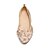 abordables Sandalias planas de mujer-Mujer Zapatos PU microfibra sintético Primavera Otoño Confort Bailarina Suelas con luz Bailarinas Tacón Plano Dedo redondo Pedrería Perla