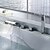 halpa Ammehanat-Ammehana - Nykyaikainen Kromi Roomalainen kylpyamme Messinkiventtiili Bath Shower Mixer Taps / Kolme kahvat viisi reikää