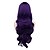 baratos Perucas Sintéticas sem Touca-peruca sintética encaracolado encaracolado longo roxo cabelo sintético feminino roxo