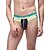 cheap Men&#039;s Briefs Underwear-Men&#039;s Patchwork Thin 1 pc Yellow Fuchsia Light Blue Light Brown Royal Blue