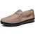 cheap Men&#039;s Slip-ons &amp; Loafers-Men&#039;s Loafer &amp; Slip-On Comfort Spring Fall Tulle Casual Gray Light Brown Flat