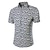 cheap Men&#039;s Printed Shirts-Men&#039;s Shirt Floral Tribal Classic Collar Daily Short Sleeve Tops Vintage White Blue Gray / Summer / Summer