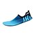abordables Chaussures sport femme-Femme Talon Plat Confort Chaussures d&#039;Eau Tulle Rose Bleu Gris