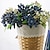 baratos Esculturas-Flores artificiais 1 Ramo Pastoril Estilo Plantas Flor de Mesa