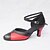 cheap Ballroom Shoes &amp; Modern Dance Shoes-Women&#039;s Modern Shoes Leather S-hook Clasp Sandal Criss-Cross Cuban Heel Customizable Dance Shoes Black / Red / Performance