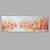 cheap Oil Paintings-Oil Painting Hand Painted - Floral / Botanical Artistic Canvas / Stretched Canvas