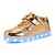 cheap Girls&#039; Shoes-Boys&#039; / Girls&#039; Comfort / Novelty / LED Shoes Patent Leather Sneakers Ruched Silver / Gold / Purple Spring / Summer / Fall / Party &amp; Evening / TPU (Thermoplastic Polyurethane)