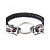 baratos Pulseira-Homens Mulheres Pele Luxo Bracelete - Luxo Vintage Natureza Formato Circular Preto Pulseiras Para Festa Compras Esporte