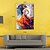olcso Portrék-Hang festett olajfestmény Kézzel festett - Híres Modern Tartalmazza belső keret / Nyújtott vászon