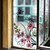 cheap Wall Stickers-Window Film &amp; Stickers Decoration Floral / Floral Style Print PVC / Vinyl Window Sticker