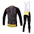 cheap Men&#039;s Clothing Sets-Long Sleeve Cycling Jersey with Bib Tights Bike Clothing Suit Quick Dry Sports Polyester Spandex Silicon Clothing Apparel / Lycra