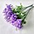 tanie Sztuczne kwiaty-10 Gałąź Poliester Majątek dotykowy Others Jasnoniebieski Bukiety na stół Sztuczne Kwiaty