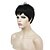 cheap Synthetic Trendy Wigs-Women&#039;s Synthetic Wig Short Straight Natural Black Natural Wigs Halloween Wig Carnival Wig Costume Wig